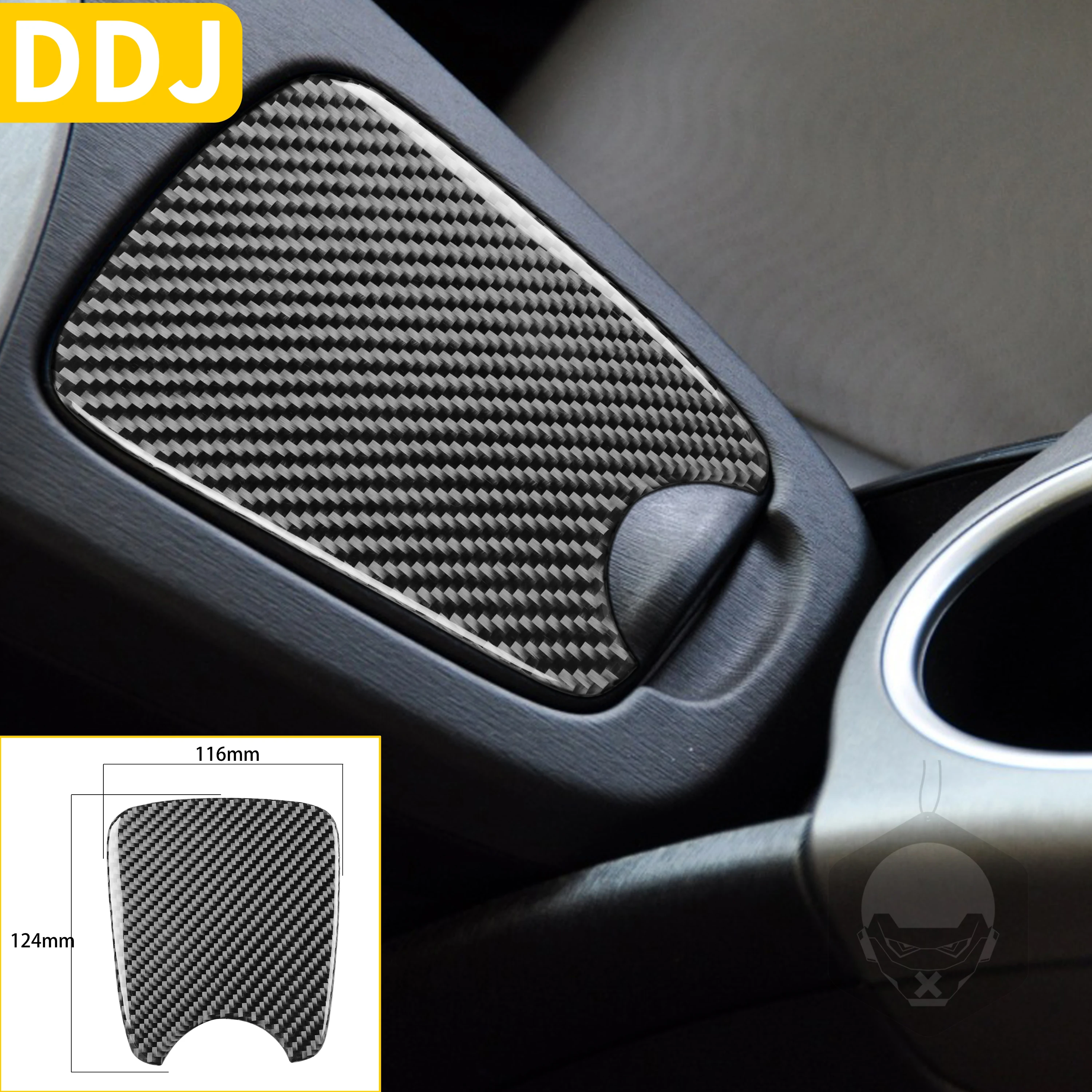 Для Toyota Prius XW30 ZVW30 ZVW35 2009-2015 подстаканник из углеродного волокна наклейка на дверь