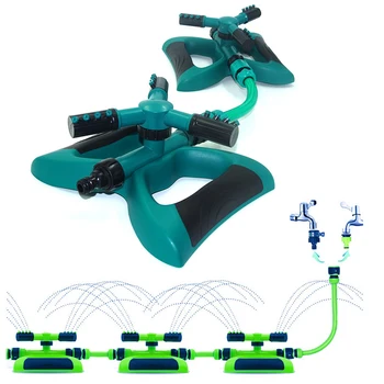 

Series 360 Degree Automatic Rotation Trigeminal Watering Device Lawn Irrigation Yard Sprinkler Irrigation Garden Accessories 1pc