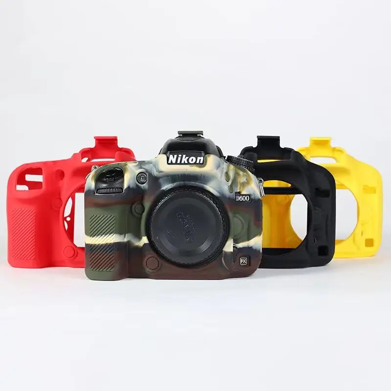 Красивый мягкий силиконовый чехол для камеры SLR резиновый Nikon D610 D600 DLSR |