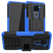 Para xiaomi redmi nota 9 caso capa redmi nota 9s 8 9 pro anti-knock resistente armadura telefone pára-choques de volta caso capa redmi nota 9
