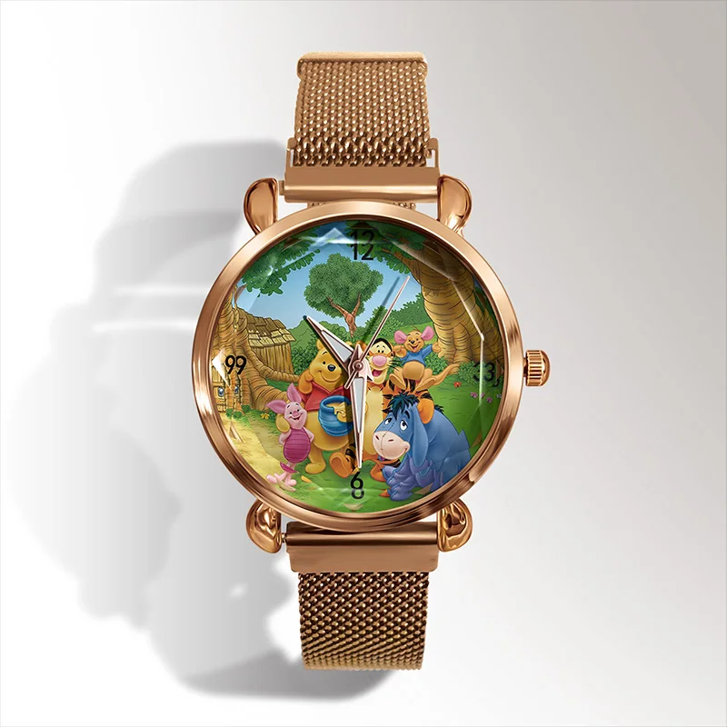 Luxury-Brand-Magnet-Mesh-Belt-Watches-Women-Fashion-Mesh-Belt-bear-Quartz-Watch-Ladies-Dress-Wristwatch (4)