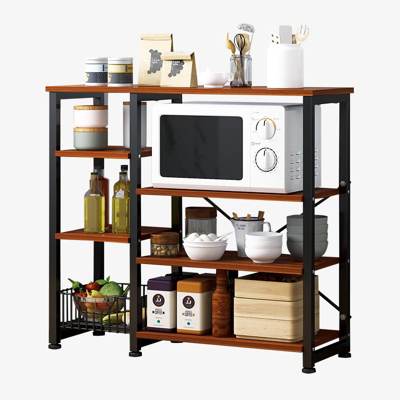 Shelf Home Kitchen Multi layer Shelf Northern Europe Creative Grid Simple Modern Corner Space Floor font