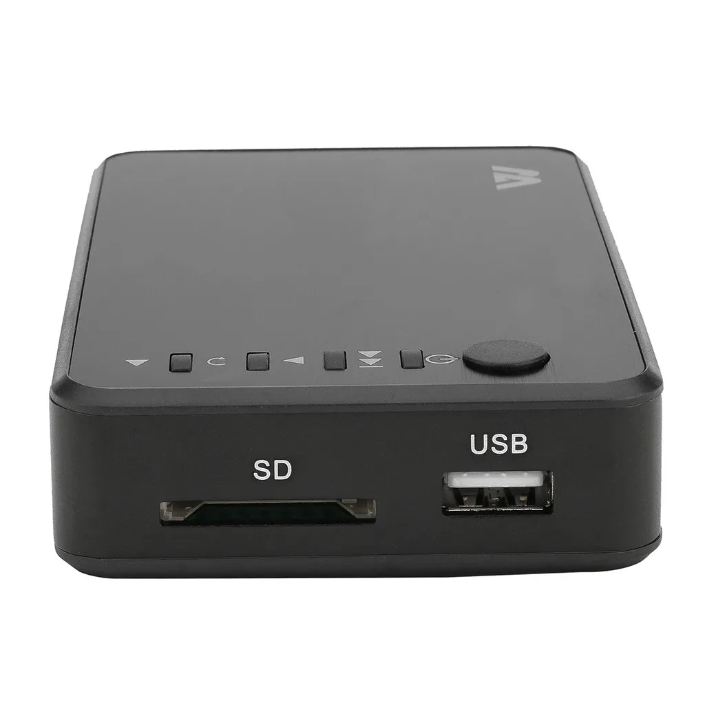 Reprodutor de Vídeo Externo para Mkv Completo Portátil - Hdmi Saída Vga Usb Hdd Media Player Rmvb 1080p H.264 av - Image 5