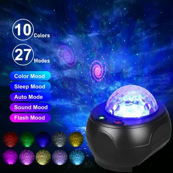 

Led Starry Sky Projector Light Sleeping Device Sky Star Moon Light Acrylic Ball Light Stage Laser Night Light