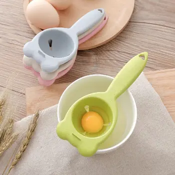

1pcs Wheat Straw Egg Seperator To Separate The Yolk From The White Easy To Use And Hang User-friendly Kitchen Gadget
