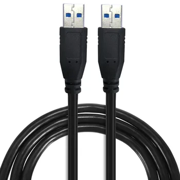 

Black Super Speed USB 3.0 Extension Cable 3M Type A Male To A Male Black High performance USB 3.0 Male to Male cable