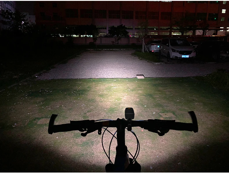 Фонарь для велосипеда OLOEY, 5200 мАч, фара для велосипеда, USB, перезаряжаемый передний свет, ночной Велоспорт, водонепроницаемый светодиодный фонарик L2