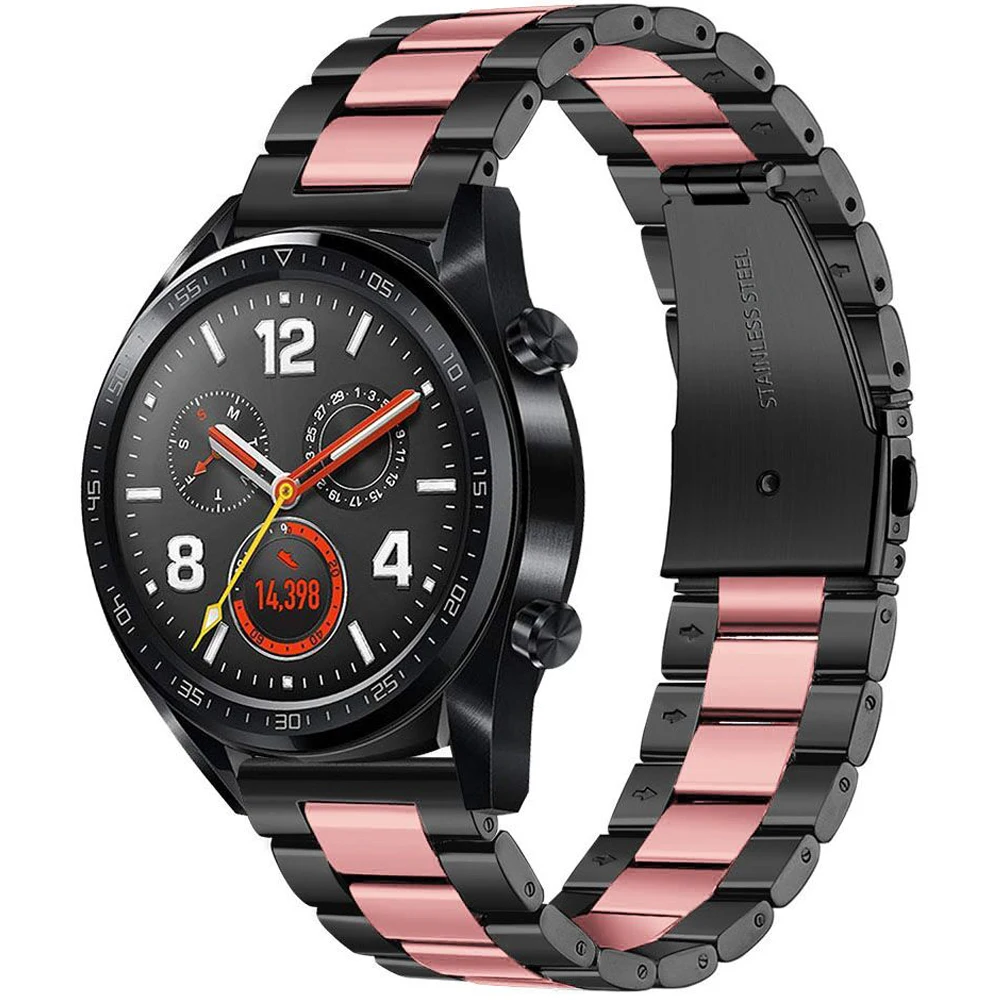 Stainless Steel Straps For Huawei Watch GT 2E/GT 2 46mm/ GT Active Smart Watch  Bands Replaceable Wrist Bracelets For HONOR Magic|Smart Accessories| -  AliExpress