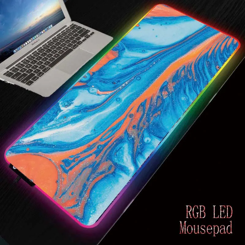 

MRGBEST Marble Large Computer Mousepad Gaming Mouse Pad XXL Mouse Pad Gamer Large Mause Mat RGB Mousepad Computer Mat Desk Mat