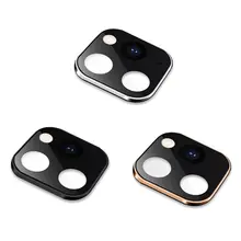 Металлическая крышка для объектива камеры для iphone X XS Max XS секундная Замена для iphone 11 Pro