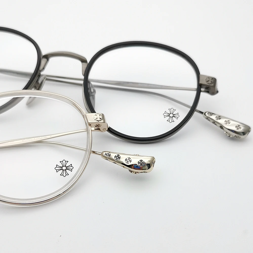 

2020 Brand eyeglasses women optical men myopia prescription transparent spectacle frames round 0902 round glasses frames