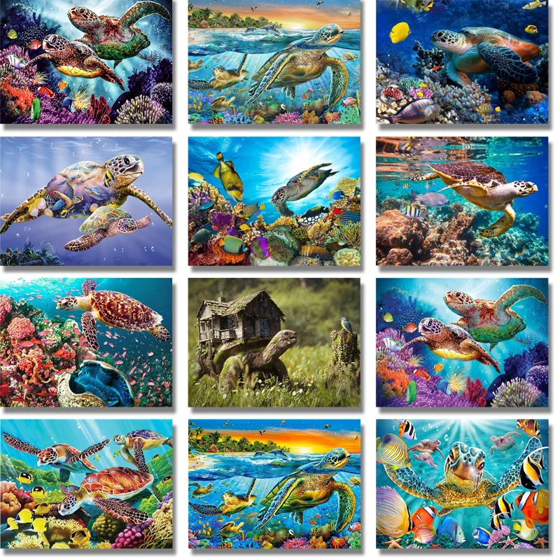 Алмазная 5D мозаика сделай сам пейзаж океана полноразмерная алмазная живопись