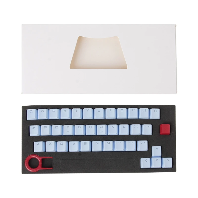 Полупрозрачный двойной выстрел PBT 104 KeyCaps с подсветкой для вишни клавиатура MX