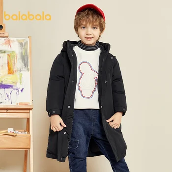 

Balabala Children down jacket boys winter clothing 2020 new middle-aged baby jacket fashion warm top