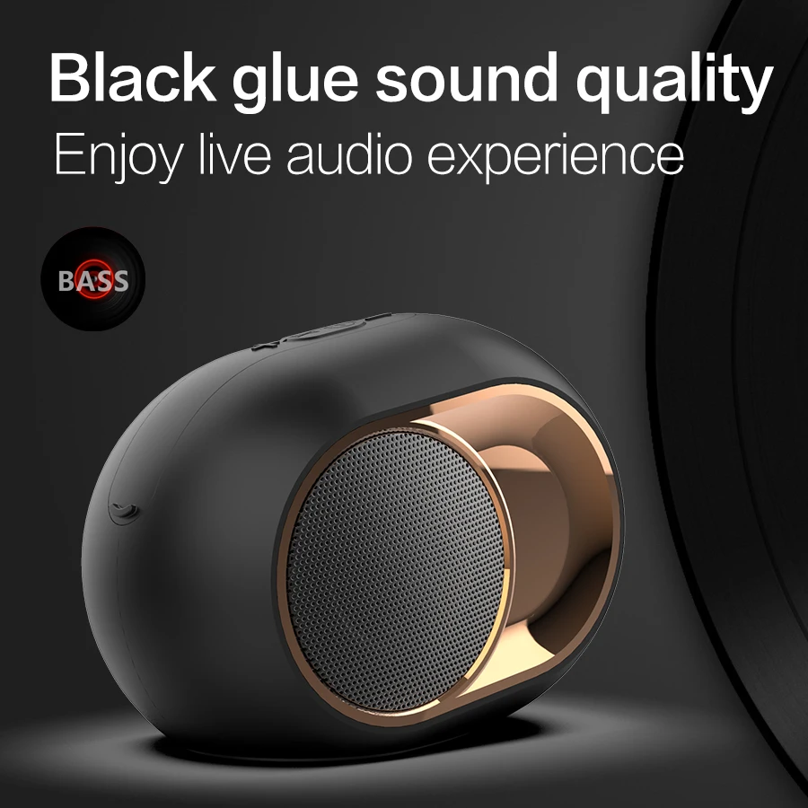Новинка 2020 Bluetooth Беспроводная колонка Hi Fi Портативная сабвуфер s поддержка FM