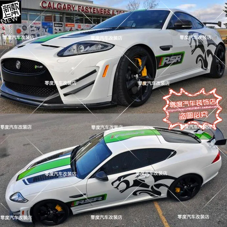 Спортивный автомобиль декоративный автомобильный стикер для Jaguar XF корпус внешней отделки Стикеры