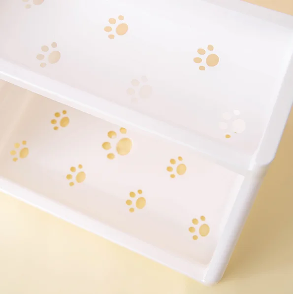 Classification of double layer on small desk lovely desktop receives place content rack J03