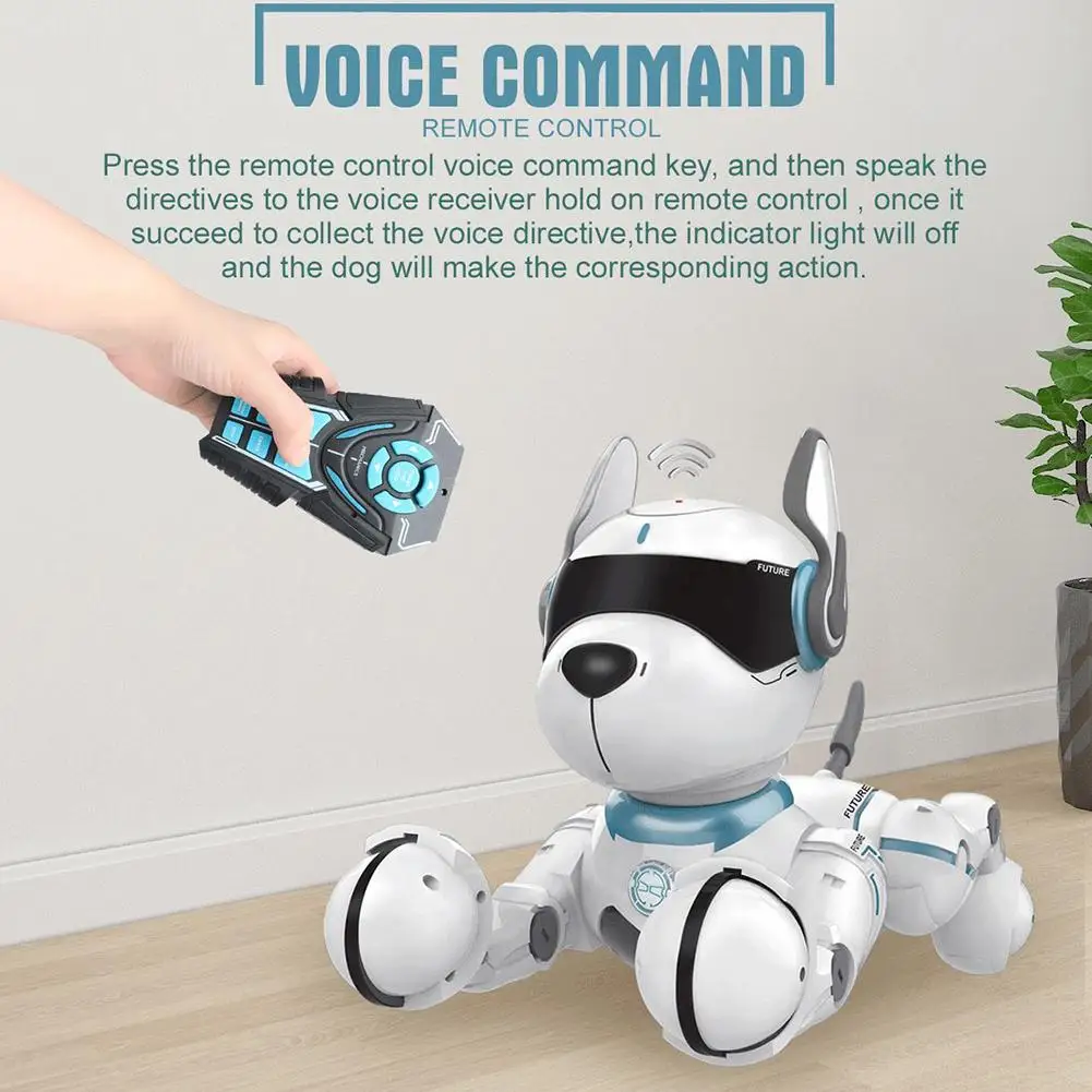 

Smart Robot Dog Wireless Remote Control Early Education Imitate Dancing Stunt Toy Animals Sound Intelligent Electronic Birthday