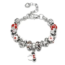 Модные ювелирные браслеты, DIY браслет из сплава с бусинами, аниме парк бусы браслет подарок на день Святого Валентина