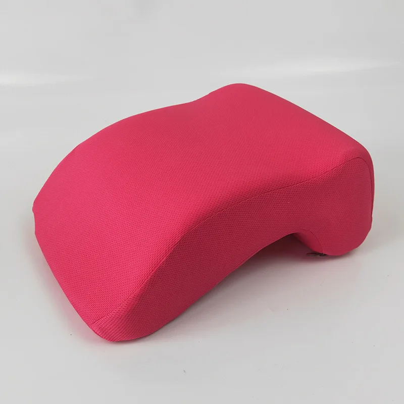 rose red Эргономичный дизайн Nap Подушка Nap артефакт для офиса поезд стол защита шейного отдела позвоночника забота о здоровье подушка для поддержки позвоночника - Цвет: rose red