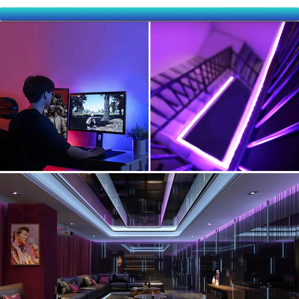 Flexible Ribbon Bluetooth LED Strip Light-0