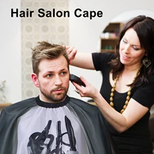 1 шт., накидка для парикмахерской, для стрижки волос, нейлоновый плащ, регулируемая застежка, накидка для стрижки волос, водонепроницаемая накидка для укладки волос