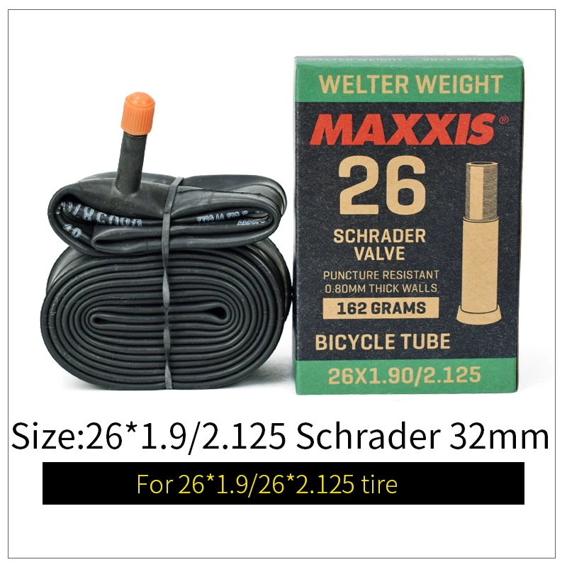 Maxxis Сверхлегкие MTB велосипедные внутренние трубы 26*1,9/2,125 0,8 мм AV/FV 26er горные бутиловые резиновые шины Аксессуары для велосипеда шины для колес