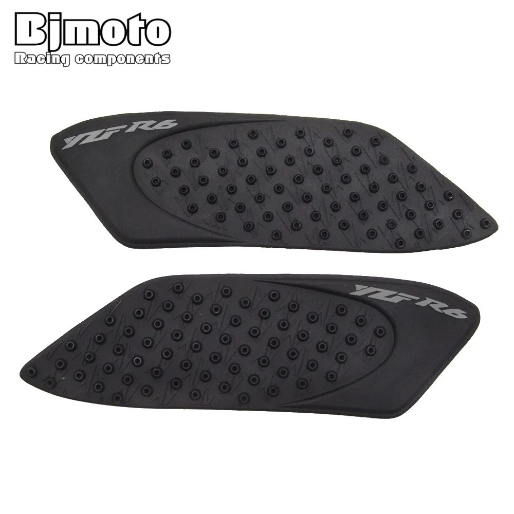 

2019 New Motorcycle Tank Pad Protector Sticker Decal Gas Fuel Knee Grip Traction Side For Yamaha YZF600 R6 2006-2007 YZF 600 R6