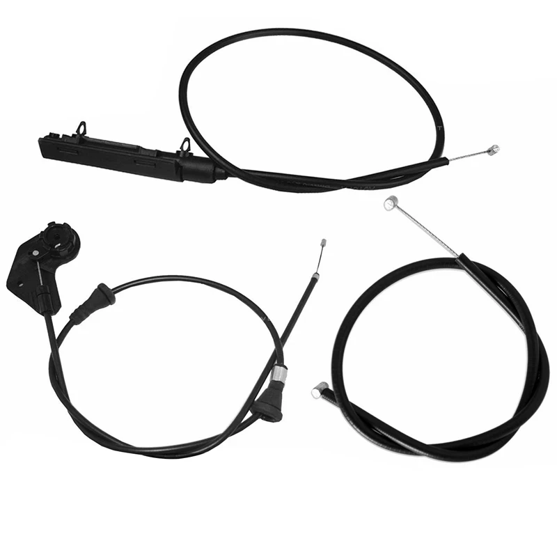 thumbnail image 2 of ACROPIX Engine Hood Release Cable Replacement For BMW E46 3 Series (1999-2005) – Black, OE #51238208442 2 of 14