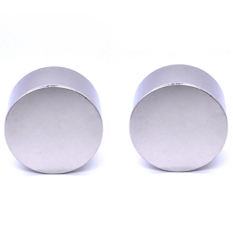 

2Pcs N52 Neodymium Magnet 50X20mm Super Strong Round Disc Rare Earth Powerful Gallium Metal Magnets Water Meters Speaker