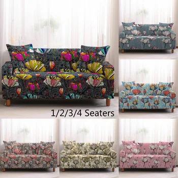 

Flower Pattern Slipcovers Sofa Cover sofa towel Living Room Furniture Protective Armchair couches sofa 1-4 seater