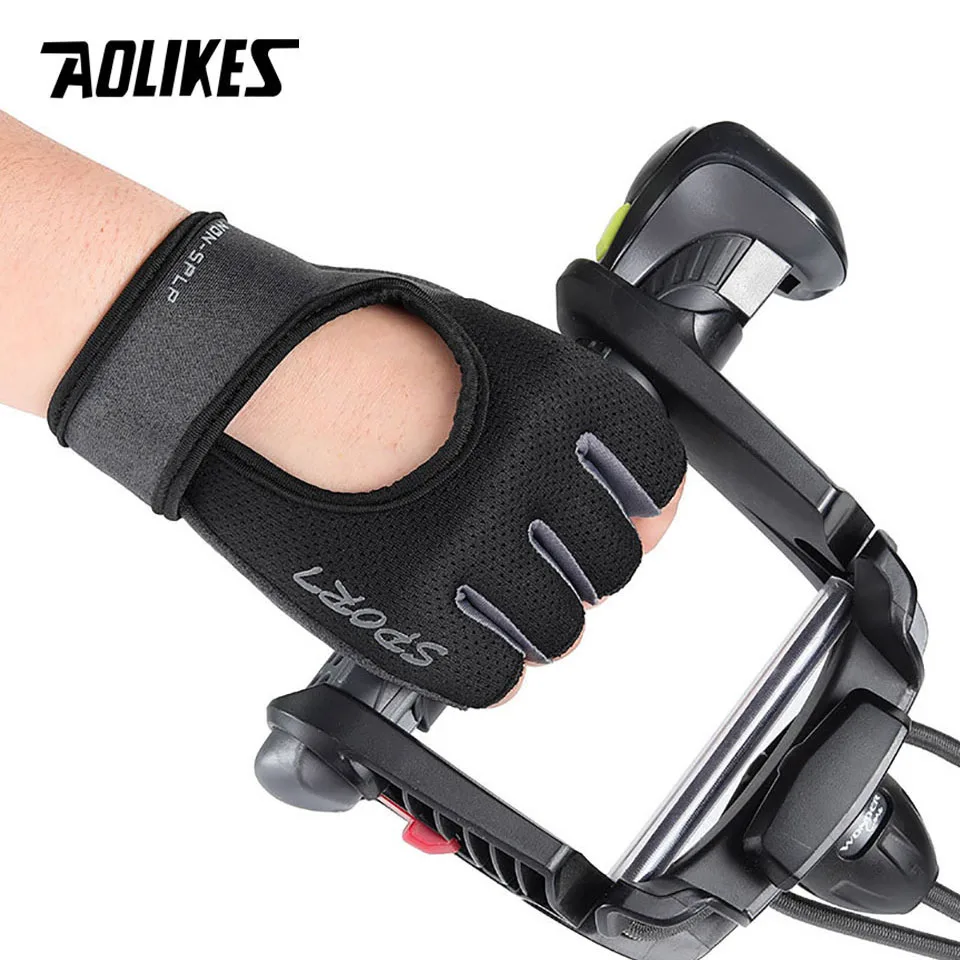 Gym Gloves Women Weight Lifting Crossfit Workout Fitness Gloves Breathable Bodybuilding Half Finger Hand Protector weightlifting gloves
