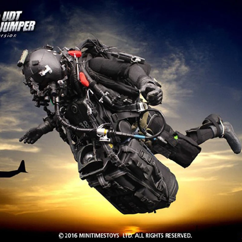 Мини-игрушки M004 M005 M010 M011 M012 M013 M014 1/6 темно-синий США уплотнение HALO UDT джемпер полный набор коллекционные игрушки подарок