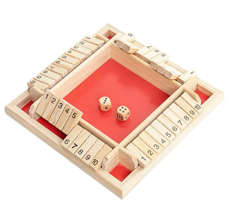 2020 Wooden Board Game A Classic Family Math Game for Kids Family Party Gift Durable 8