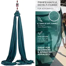Воздушный Йога Комплект гамака акробатический танец Йога гамак воздушная шелковая ткань Йога качели для дома