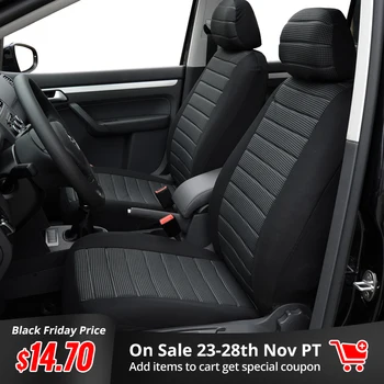 

AUTOYOUTH Automobile Front Seat Covers Universal Car Seat Protectors Cover Car-Styling Interior Decoration Accessories 1 Pair