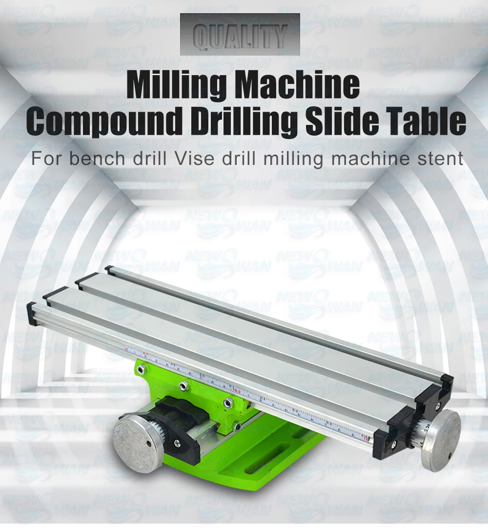 Details about / Multifunction Worktable Milling Working Table Cross Slide X Y Axis Milling Drill