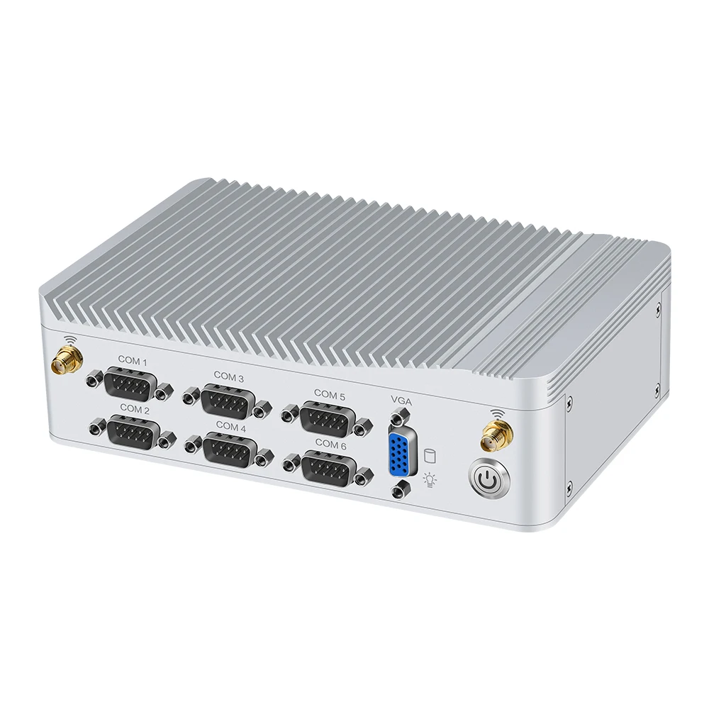 XCY X39G Intel Celeron J1900 Мини ПК 6xRS232 8xusb 2xlan HDMI VGA Wi-Fi 3g/4 аппарат не привязан к оператору сотовой связи без вентилятора, микро промышленный ПК, Windows, Linux