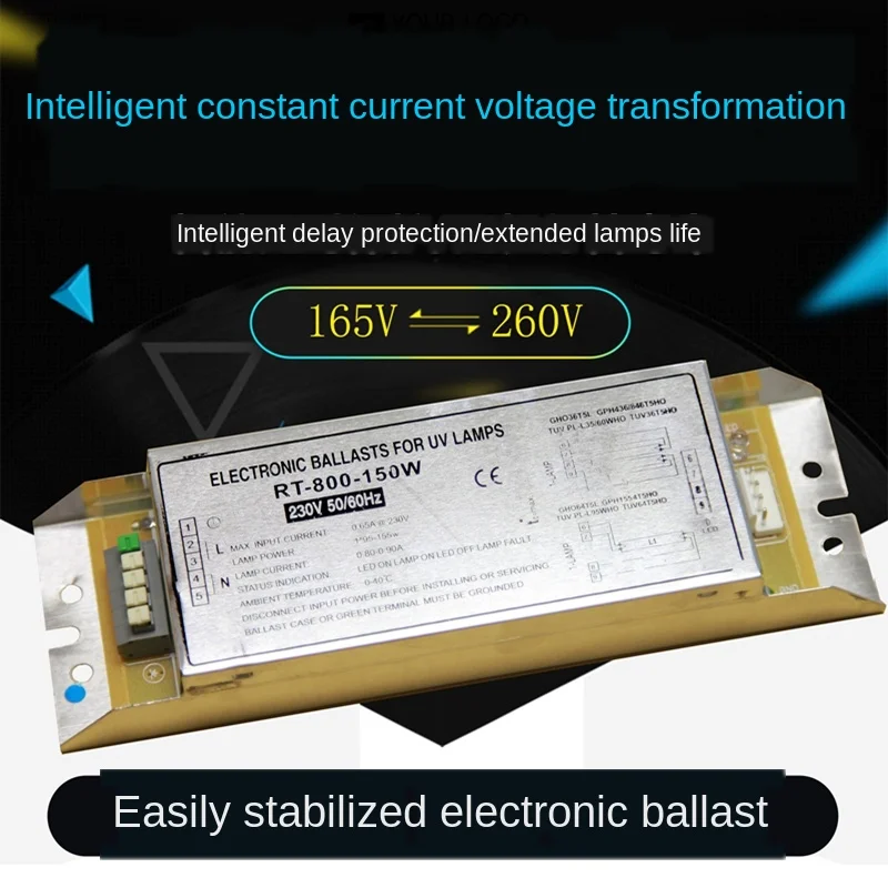 

Fluorescent Tube Ballast PH2-800-150w Electronic Ballast Environmental Protection Equipment Fluorescent Tube Chip RectifierKit