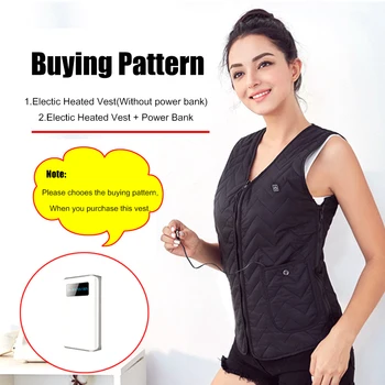 

Unisex Fashion Casual Heating Vest Winter Body Heating Clothes Electric Warming Vest Jacket Coat New