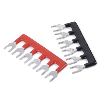 

6-Position Car Marine Power Distribution Bus Bar Terminal Block Kit 15A 600V Set
