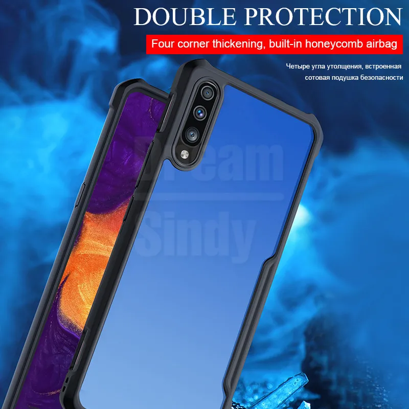Роскошный противоударный мягкий чехол бампер для Samsung Galaxy A10 A20E A30 A40 A50 A70 M10 M20 M30