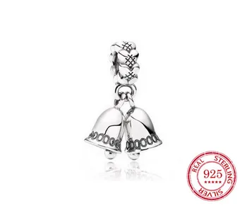 

Applicable Pandora Bracelet Element Sterling Silver S925 Bracelet Female Silver Beads Diy Christmas Bell Christmas Gift Jewelry