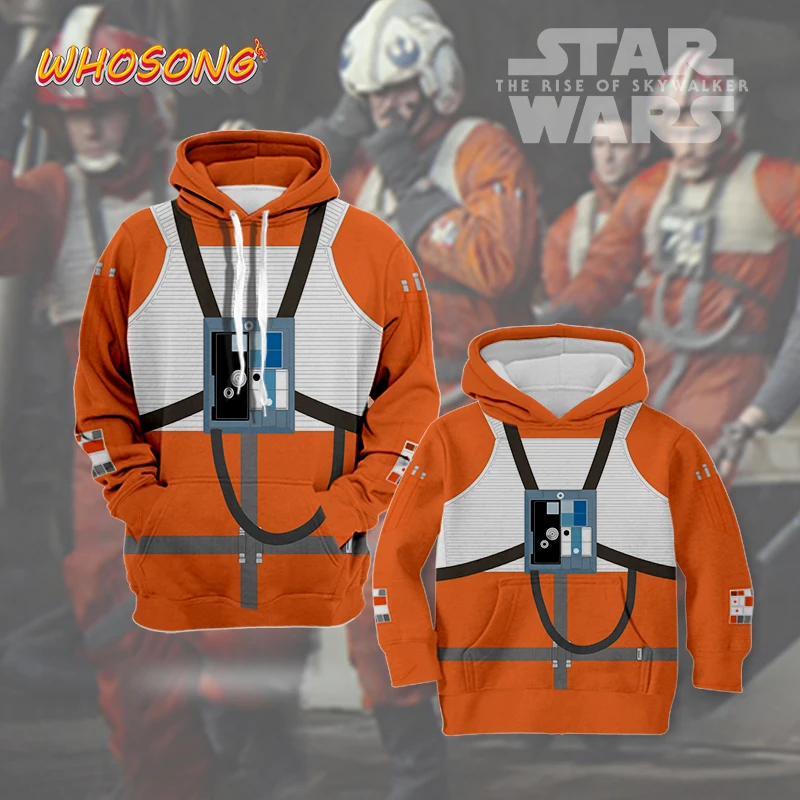 

WHOSONG 3D Hoodies STAR WARS Uniform X Wing Cosplay 2020 Newest Boys Funny Streetwear Men Burst sells T shirt Family Clothes