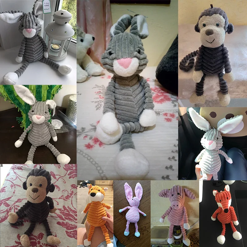 Искусственные плюшевые игрушки креативная Мягкая кукла для детей полосатые