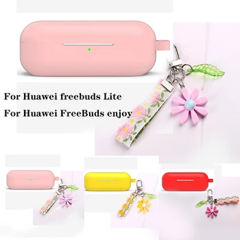

T5 headphone cover For QCY T5 Case luxury Korean lace flower/flora keyring silicon case For qcy t5 keychain Earphone case fundas