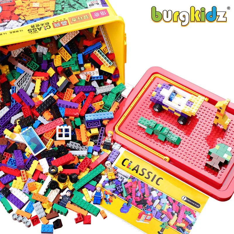 Bricks City Figures Building-Blocks Educational-Toys Classic Bulk Creative Compatible