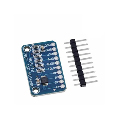 A18-- 16 Bit I2C ADS1115 Module ADC 4 channel with Pro Gain Amplifier For Arduino RPi | Электронные компоненты и