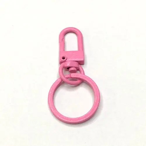 5Pcs/ Colorful Metal Key Openable Unisex Keyring Keychain Keyfob DIY Jewelry Accessories - Цвет: 7