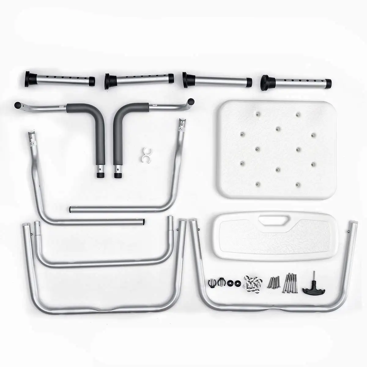 Strong Aluminum Alloy Bath Seat Shower Bath Chair Assembly Kit For Elderly Recovery People Reduced Mobility Prevent Accidents